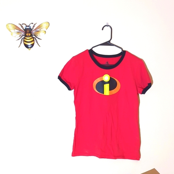 Disney incredibles kids tshirt. Size medium, red - Picture 1 of 5